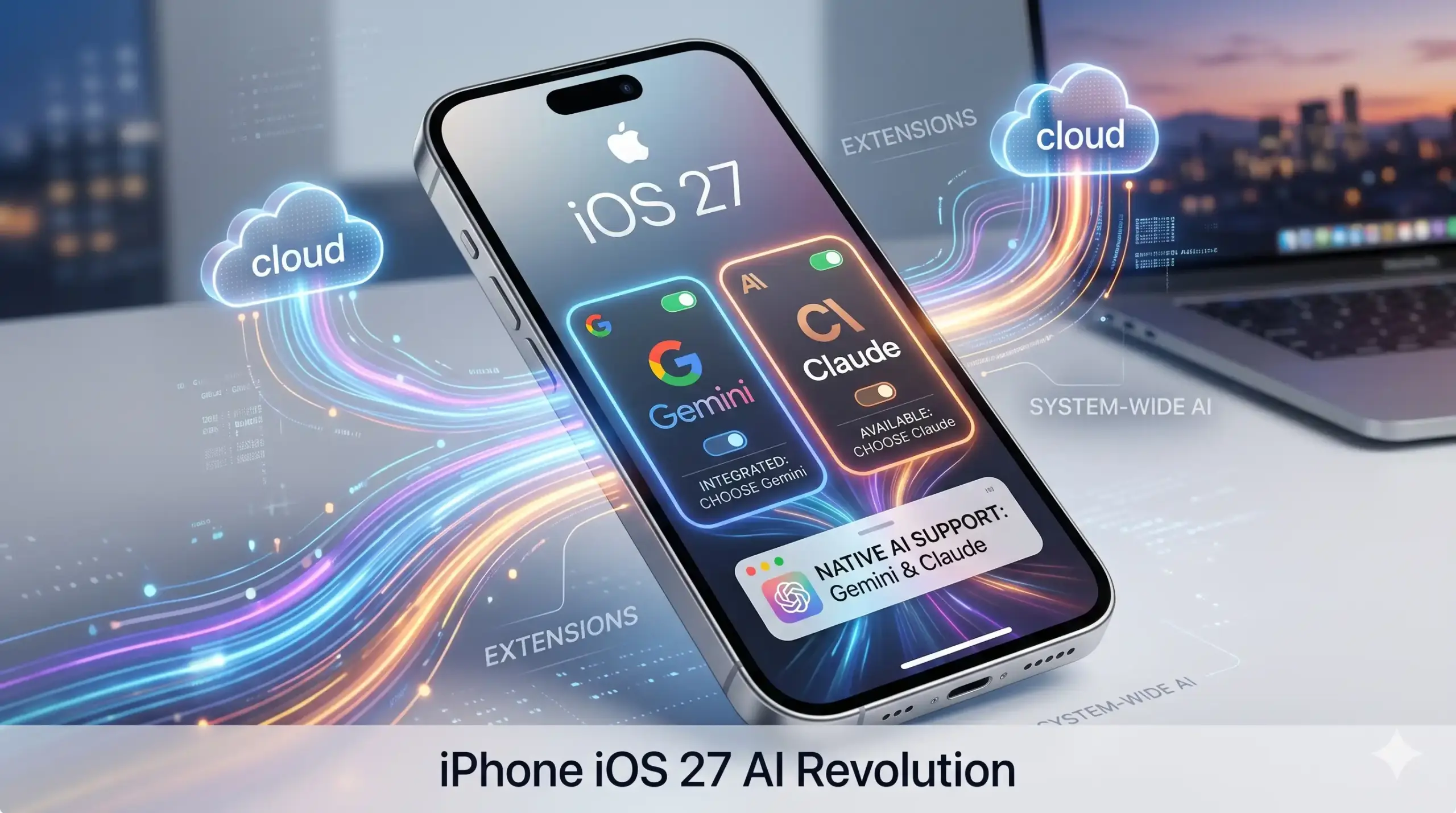 Apple iOS 27 Update Gemini and Claude AI Direct Integration on iPhone