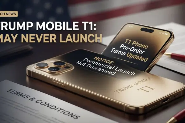 Trump Mobile T1 Phone Updated Terms Reveal Device May Never Launch