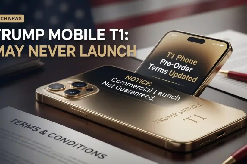 Trump Mobile T1 Phone Updated Terms Reveal Device May Never Launch